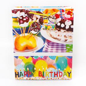 China Custom paper shopping bags logo coated birthday present paper bag wholesale