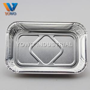 China Silver 1lb 175*110*40mm Aluminum Freezer Containers wholesale