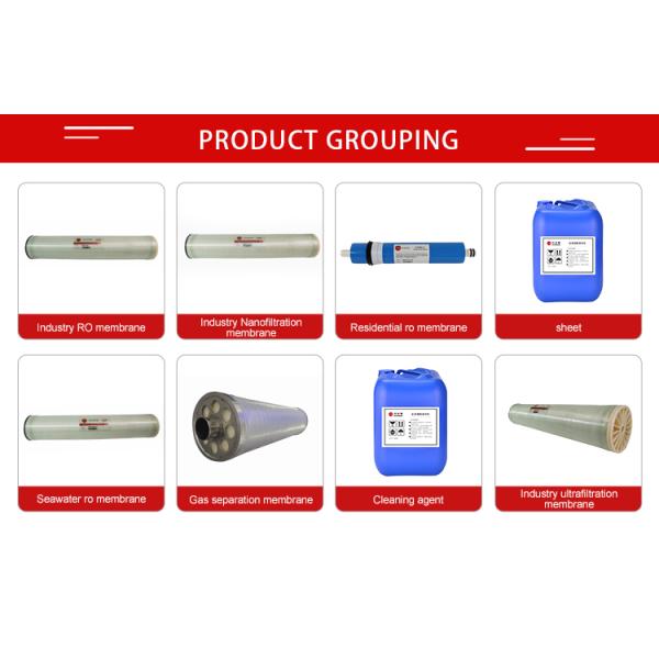 Stable Industrial RO Membrane 99.2% Desalination Rate 225Mpa Pressure 1000 GPD RO Membrane