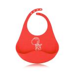 Foldable Waterproof Silicone Bib Easily Wipes Clean Four Seasons Available