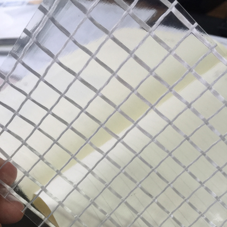 Clear PVC Mesh Fabric Tarpaulin Clear White Transparent Fabric