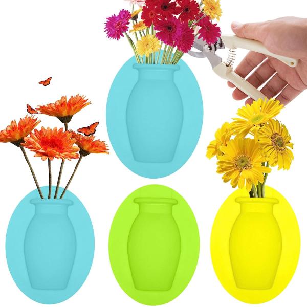 Quality Reusable Sticky Silicone Window Vase Nontoxic Multiscene Durable for sale