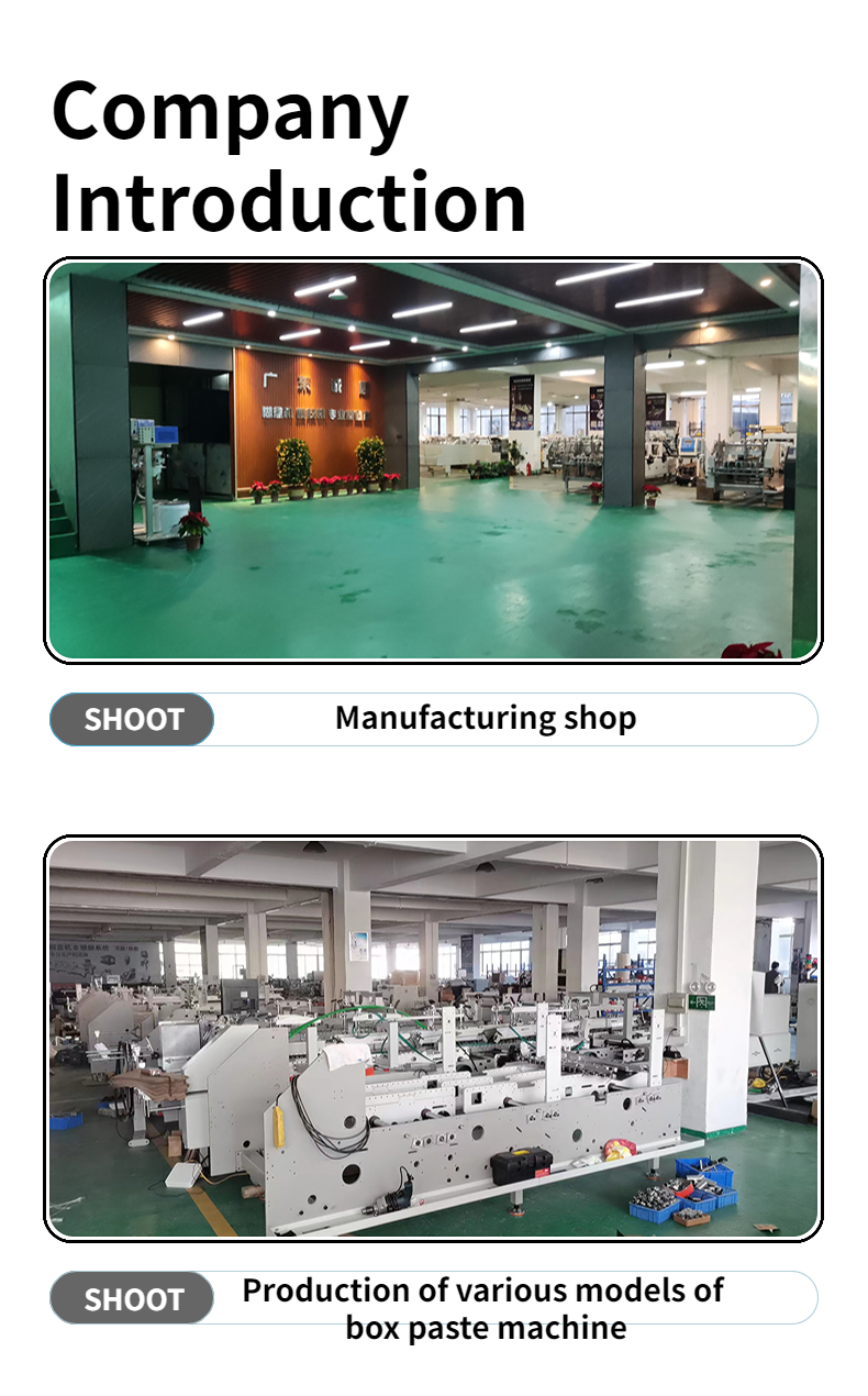 CQT 800 Cardboard/Corrugated Straight Line Box Folding and Gluing Machine with 3A PLC