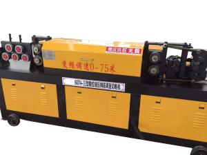 China 380V Rebar Straightening And Cutting Machine , 50Hz Rebar Bender Straightener wholesale