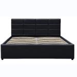 King Size Faux Leather Bed