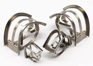 China 1/2 Inch SS316L Metal Random Packing Saddle Rings ISO9001 wholesale