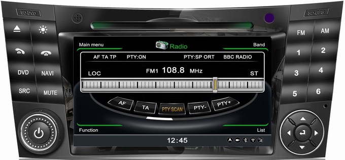 Autoradio for Mercedes Benz E Class W211 with car gps iPod bluetooth OCB-090