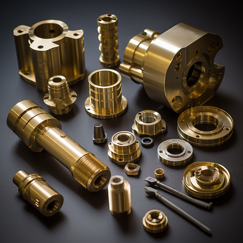 Aerospace CNC Brass Parts , High Precision Milling Parts OEM ODM