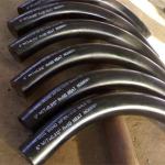 Black Hot Pushing Carbon Steel Bend 0.5 Butt Weld Socket Weld 90/45/180 Q235