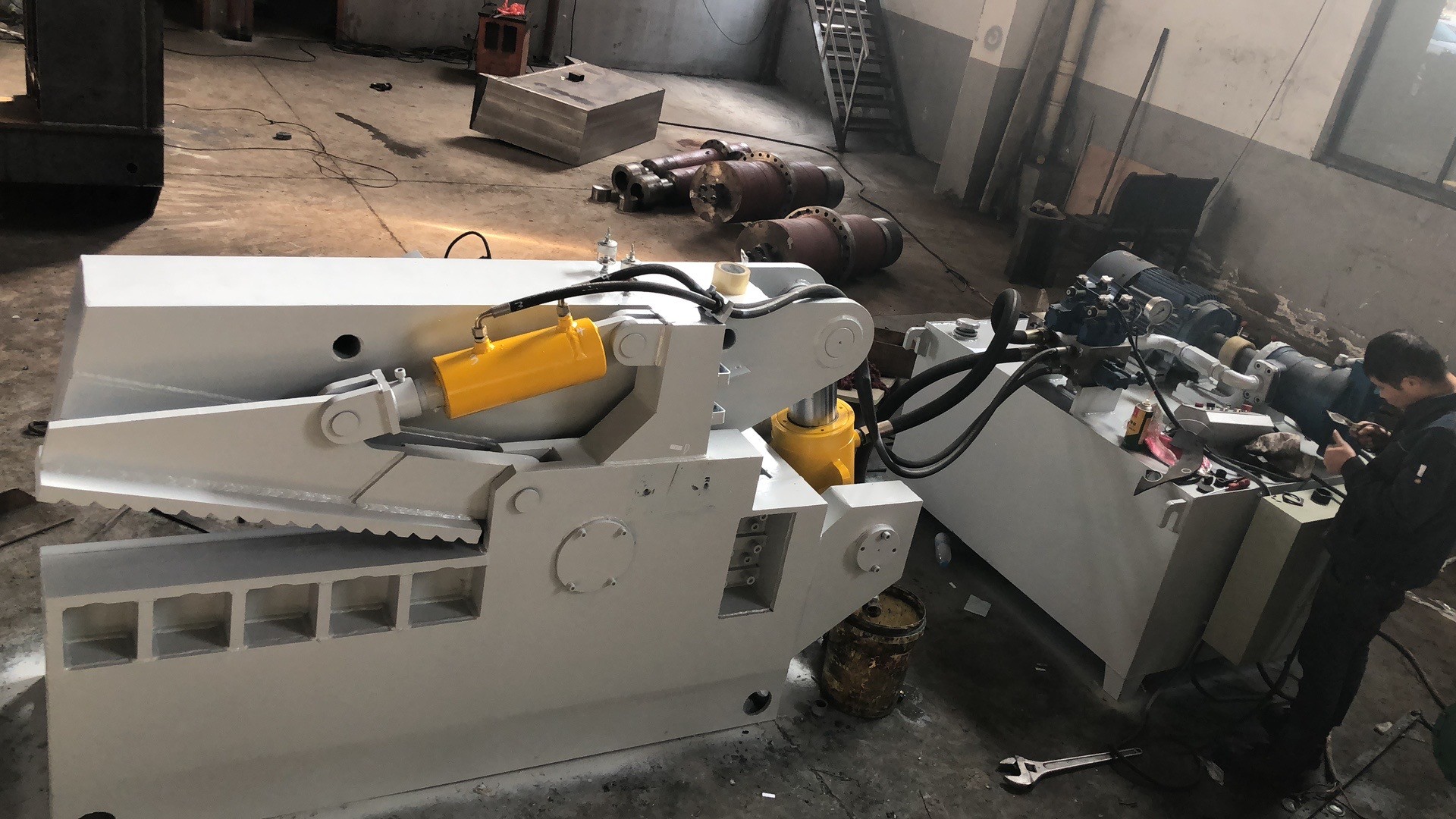 Small Metal Shear Waste Scrap Sheet Shears\Q43 Series Crocodile Hydraulic Steel Shearing Machine\Alligator