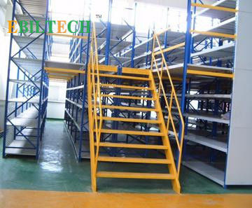 Q235 Steel Mezzanine Floor Racking System High Capacity Multi-layer Space Saving