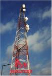 Square telecom tower