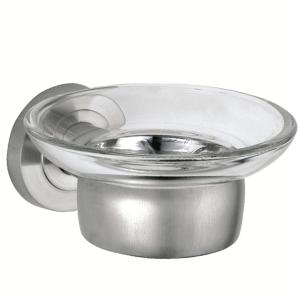 China Frosted Glass Soap Box Sus304 Wall Mounted Soap Dish wholesale