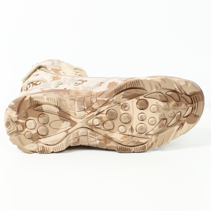 Desert Camouflage Military Combat Boots With Zipper 38-45 Desert Military Boots