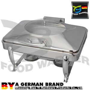 China Serving Restaurant Catering Chafing Dish Eco Friendly Tableware Flip Cover Polishing Finish wholesale