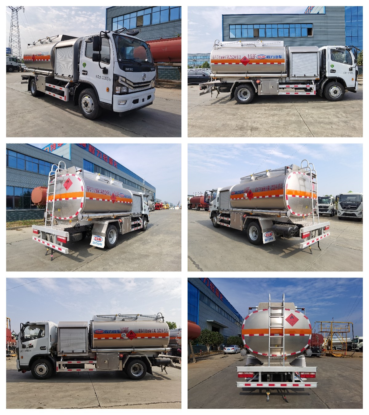 Dongfeng 8000L Airplane Refueling Truck For Airport Ground Support