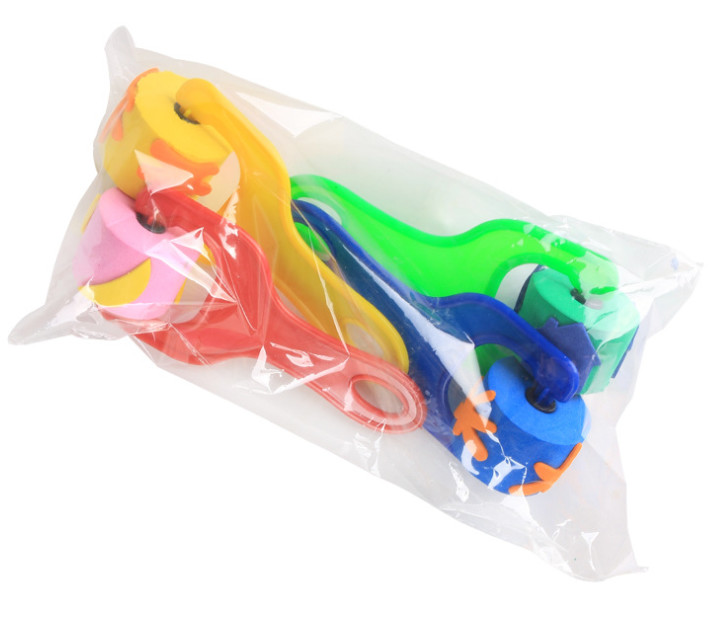 Kids DIY Painting Art Craft EVA Foam Paint Roller mini Sponge stamp roller foam brushes Sponge Roller kids Sponge Stamp