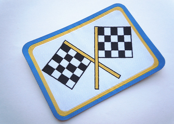 Rubber Embroidered Clothing Patch Uniform Sew On For Badges