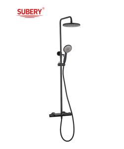 China Pexmax Luxury Thermostatic Chrome Bathroom Shower Set wholesale