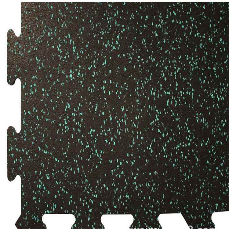 Colorful EPDM Rubber Sports Flooring / Interlocking Exercise Floor Tiles