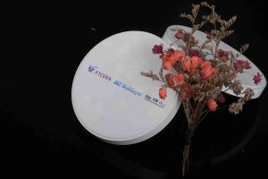 China Disposable 100μg/m² 1250HV Porcelain Cerec Zirconia Blocks wholesale