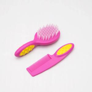 China Newborn Baby Hair Brush Comb Set Eco Friendly Infant Comb Brush Baby Care Products wholesale