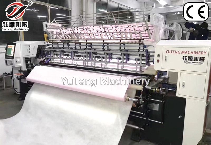 PLC Computerised Lock Stitch Quilting Machine For Bed Sheet Making