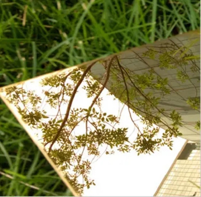 Pale Gold Mirror Stainless Steel Sheet Decorative Stainless Steel Plate 0.3mm Thickness