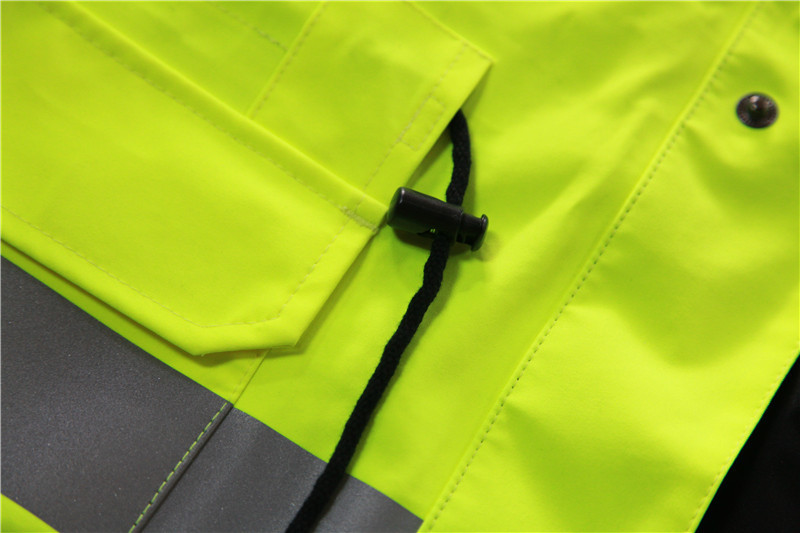 Hivis Waterproof DRK safety Jacket Resistant To 50 times Industrial Washing for rescue job