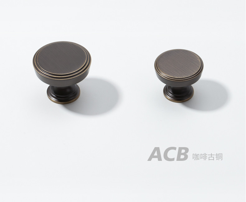 Living Room Forging Brass Cabinet Pull Handles With Strong Base