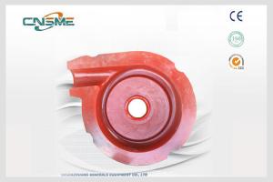 China Volute Liner Slurry Pump Parts Red Polyurethane Pump Wear Parts wholesale