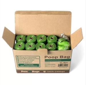 China Non Toxic Biodegradable PLA Water Soluble Poop Bags wholesale