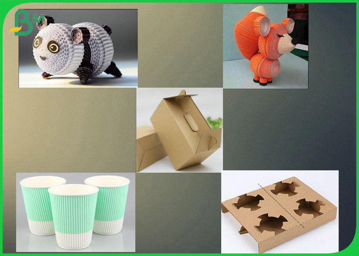 Multi - color E / F flute corrugated cardboard sheet for craft DIY eco - friendly