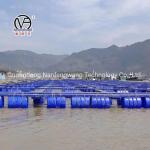 Square Pontoon Aquaculture Fish Cage Customization Diameter 10m - 60m