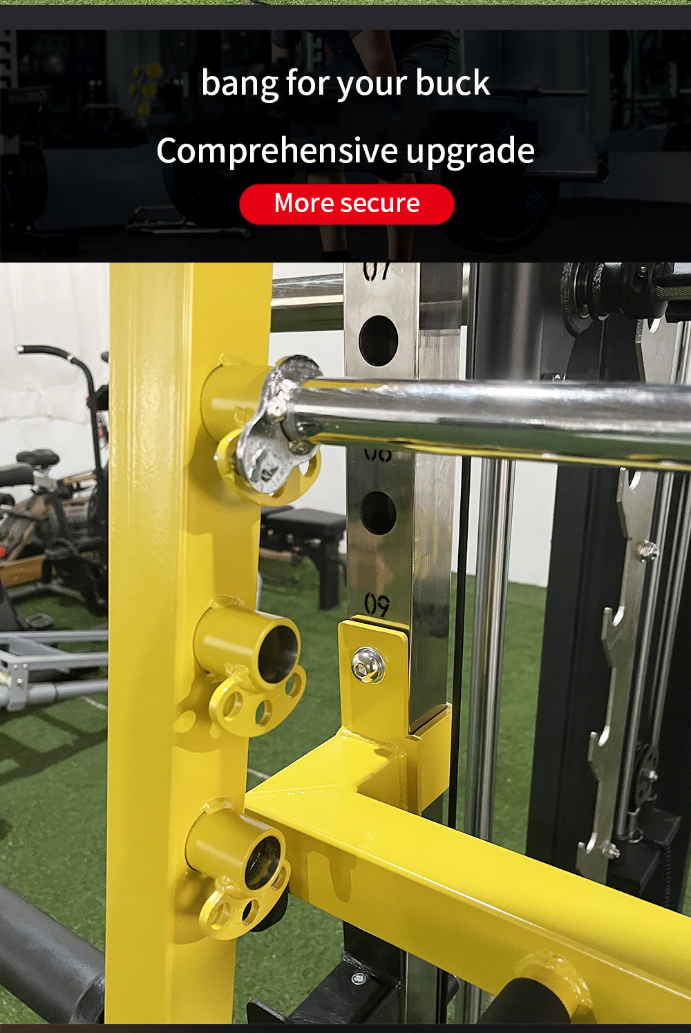 Factory Price Bodybuilding Cable Cross Multifunctional Power Cage Squat Rack Workout Training Smith Machine