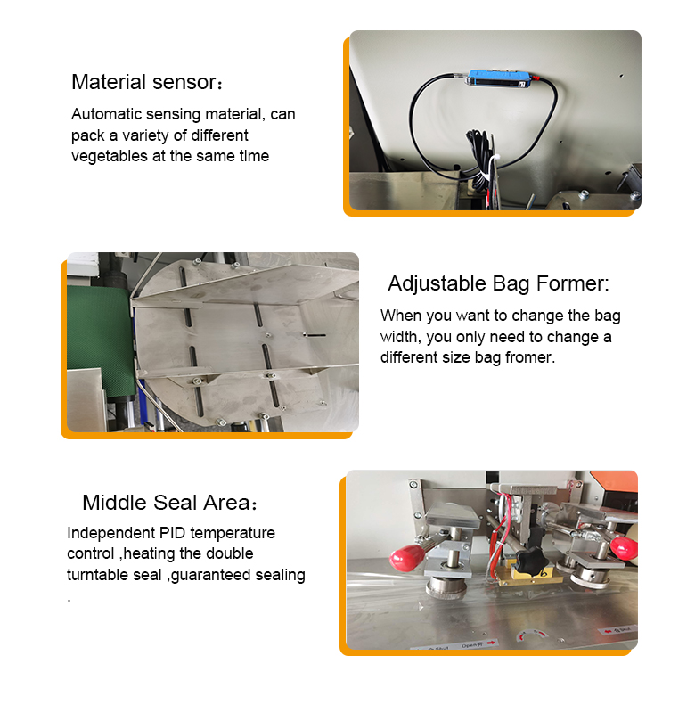 450mm Automatic Food Making Machine CE Pillow Pouch Packaging