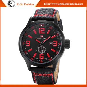China Oversize Big Wristwatch Low MOQ China Watch Supplier Genuine Cow Leather Watch Sport Watch wholesale