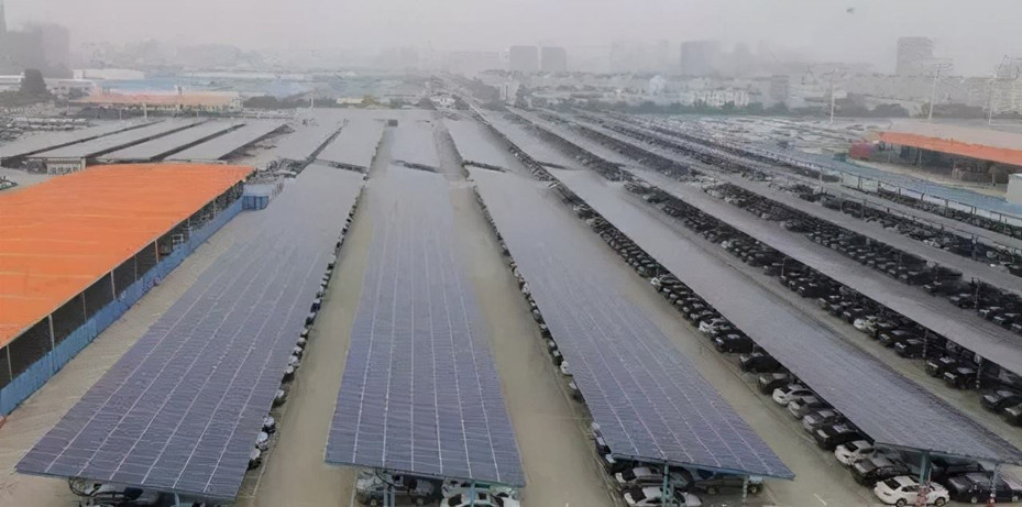 Commercial AL6005 Common Carport Solar PV Mounting System