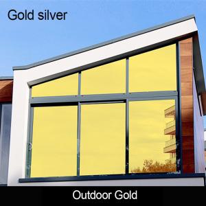 China Building Privacy Window Film One Way Mirror Reflective Window Film Glass Foil Silver Insulation Tint Film on sale