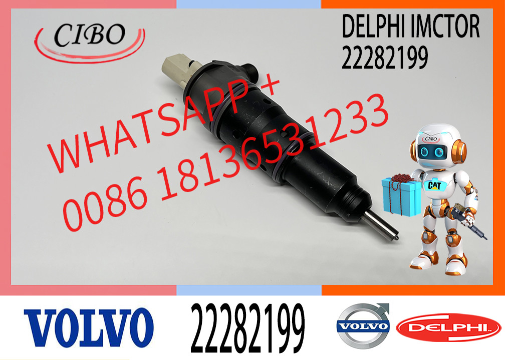 Diesel Fuel Injector 22282199 BEBJ1F06001 BEBJ1F06101 For VOL-VO HDE11 EXT SCR