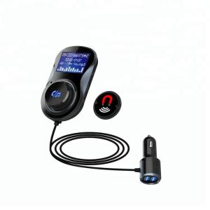 China Dual USB Port FM Transmitter Bluetooth AUX Audio Receiver Adapter Support U Disk TF Card Play Music wholesale