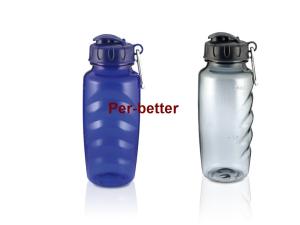 China Outdoor plastic drinking water bottle tritan material BPA free wholesale