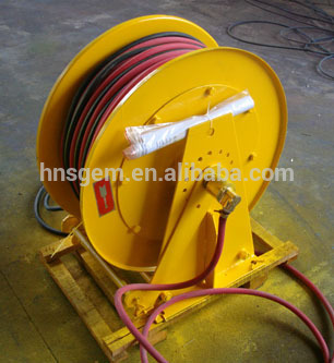Retractable Double Air Hose Reel For Hydrogen And Oxygen