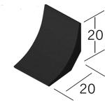 PVC Flooring Cove Formers 20mmx20mm 30% Deposit 70% Balance Height Options 0.5''