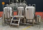 Plc Control Craft Beer Brewing Equipment , Commercial Beer Distillery Equipment