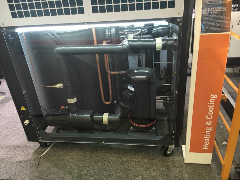 Shenzhen Dannice Brand R407c refrigrant 5hp air cooled chiller in Indonesia