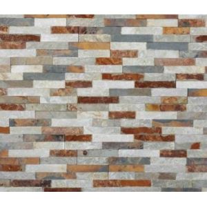 China Interior Rusty Quartz Cultured Stone Panels Imitation Lightweight Artificial wholesale