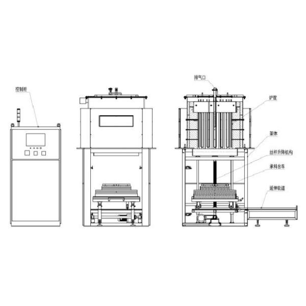 Chitherm Bf125-17 High Temperature Bell Furnace