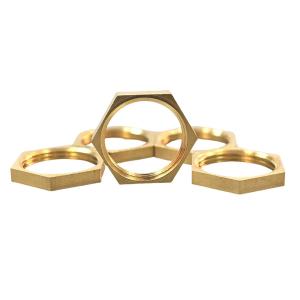 China DIN Standard M4 Thin Brass Hex Nut wholesale