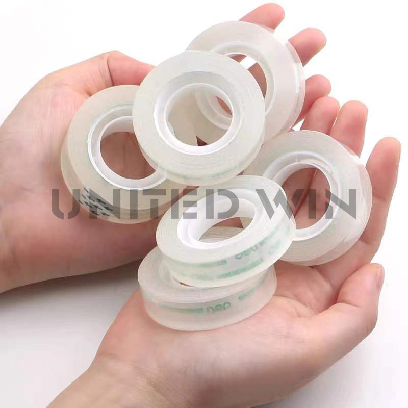 Office / School Tape Slitter Rewinder Super Clear Stationery Adhesive Tape Slitting Making Machine